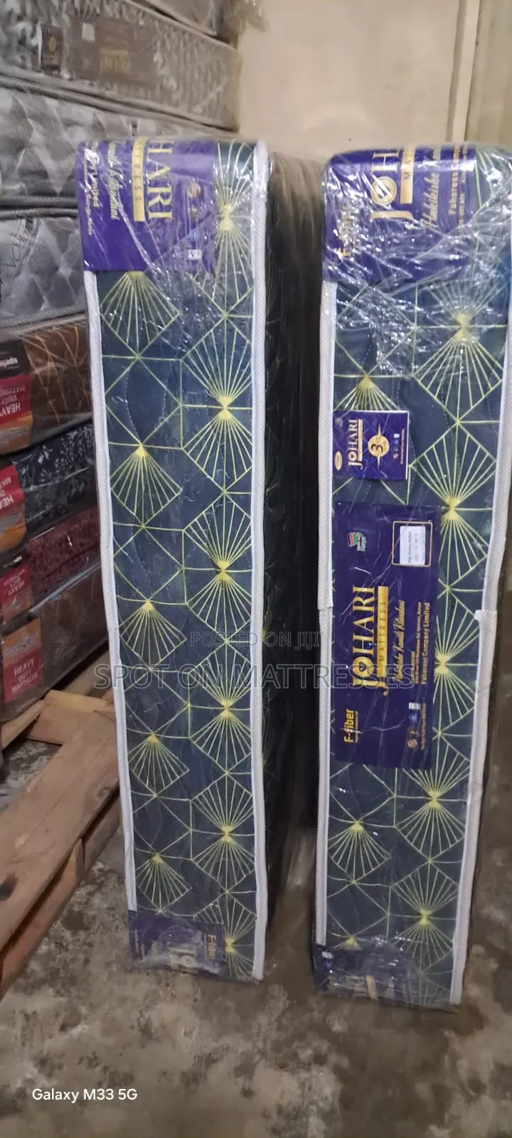 4by6 8inch Heavy Duty Quilted Mattresses.