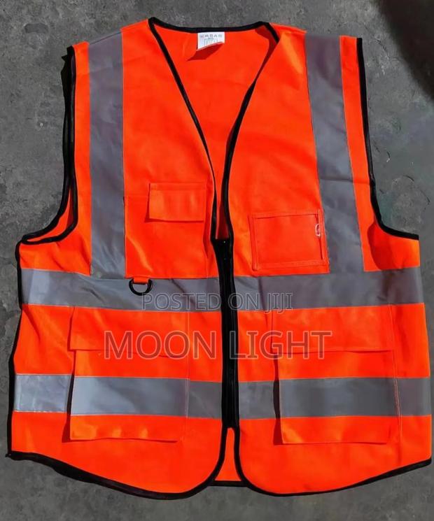 Safety Reflective Jacket With Pocket - thumbnail 2