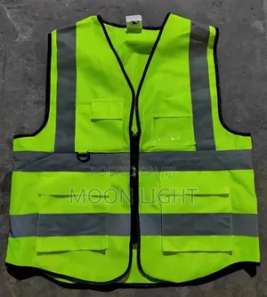 Safety Reflective Jacket With Pocket