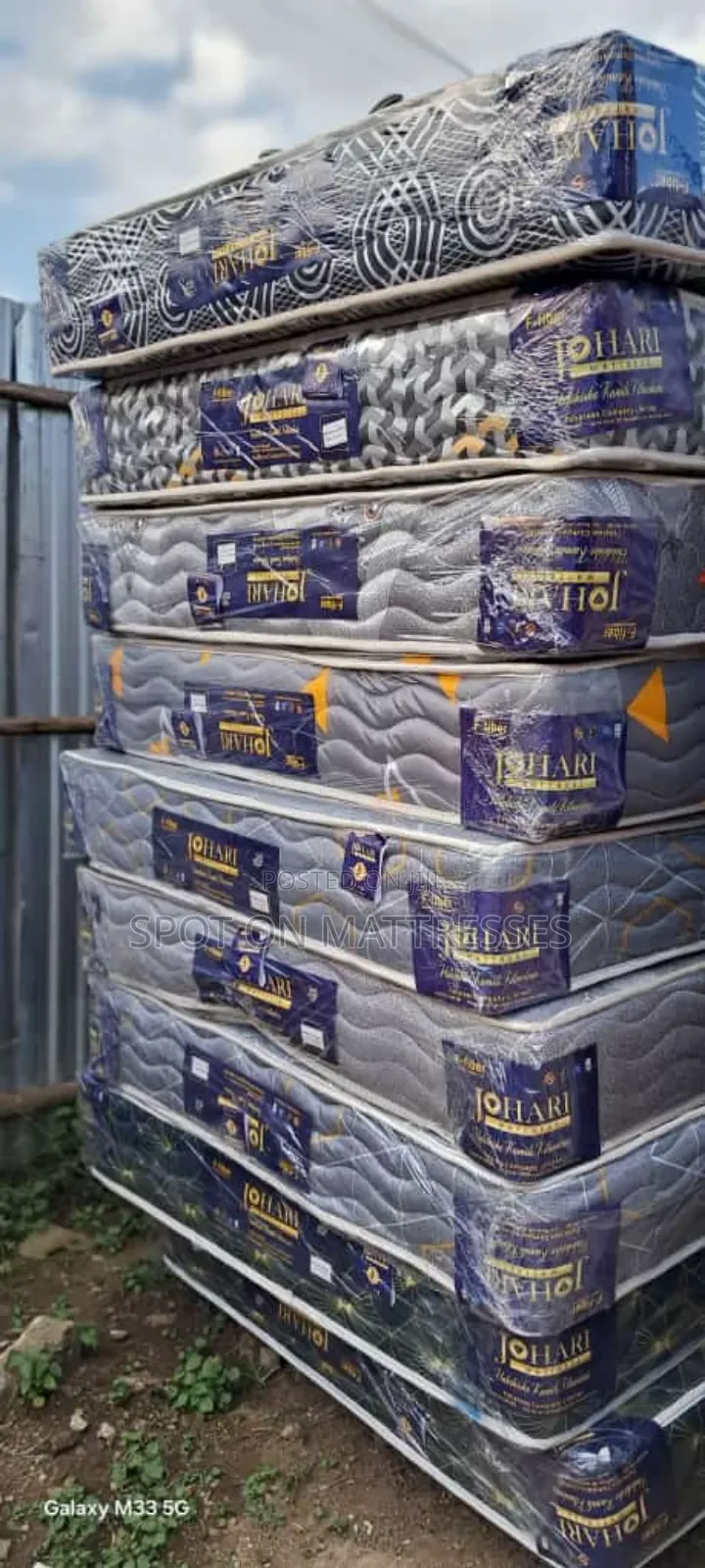 4by6 8inch Fiber HD Quilted Mattresses.