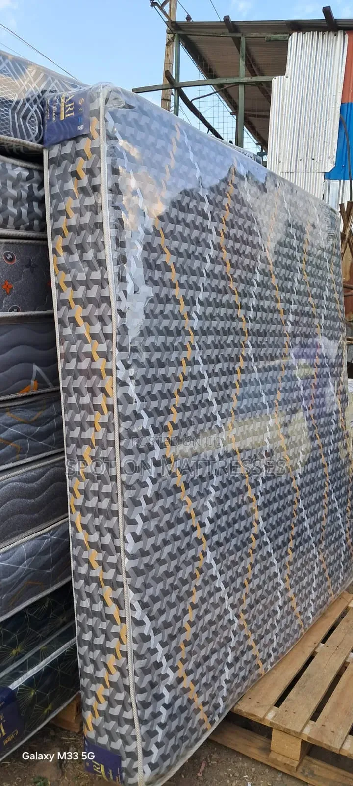 6by6 8inch Fiber HD Quilted Mattresses.
