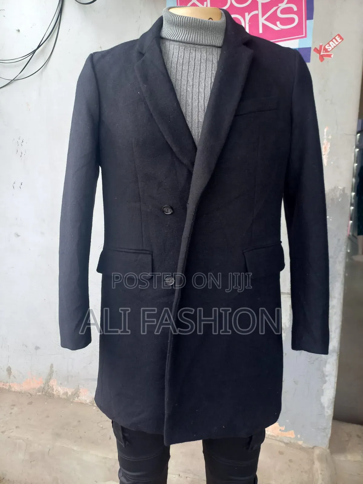 Long Trench Coats for Men 458