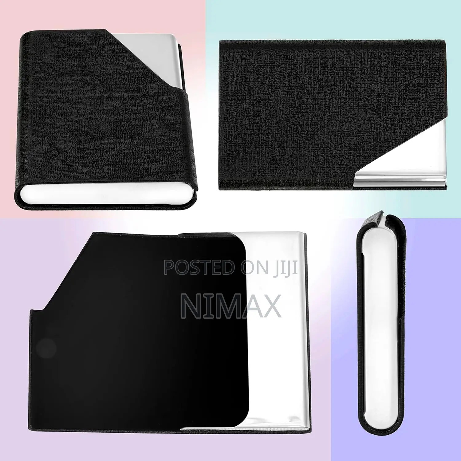 Portable Card Holders Metallic