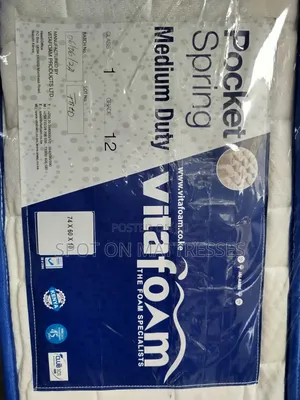5by6 10inch Vitafoam Pocket Spring Mattresses.