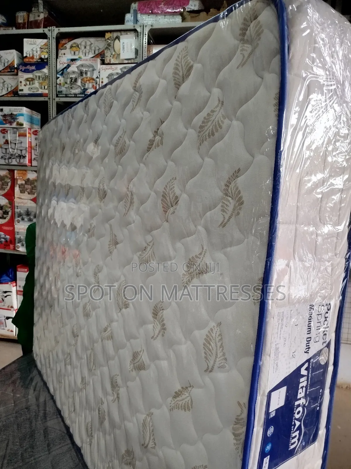 5by6 10inch Pocket Spring Mattresses + Free Delivery.