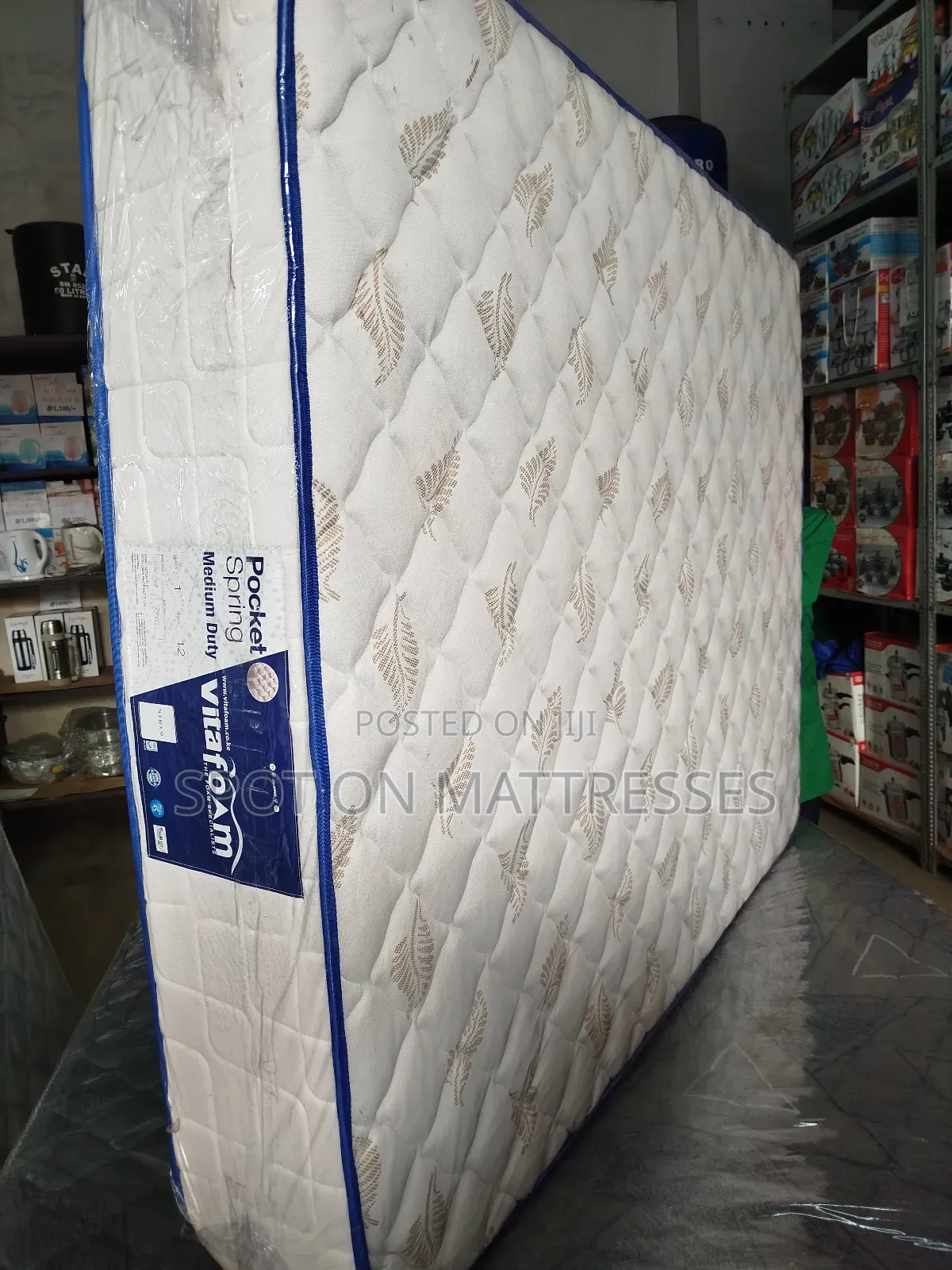 5by6 10inch Pocket Spring Mattresses + Free Delivery.