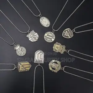 Football Necklace Fan Gift Club Soccer Bronze Merchandise
