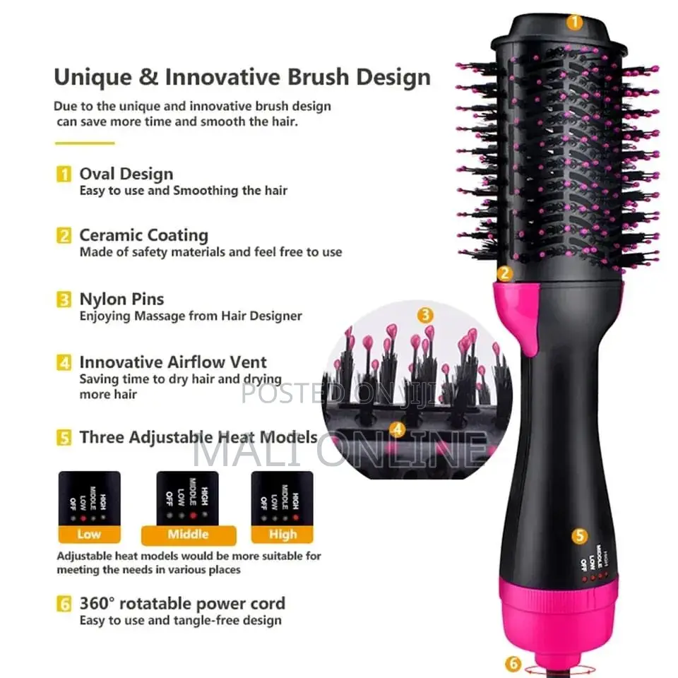 Hair Straightener Brush Electric Dryer