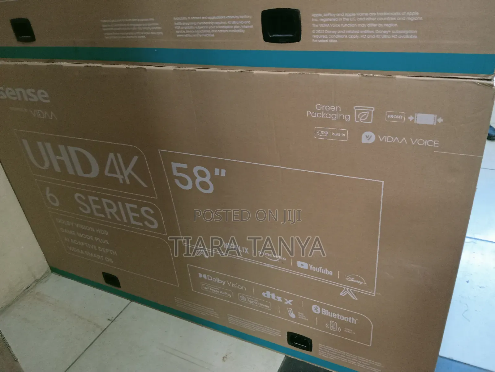 Hisense 58 Inches Smart Uhd Tv
