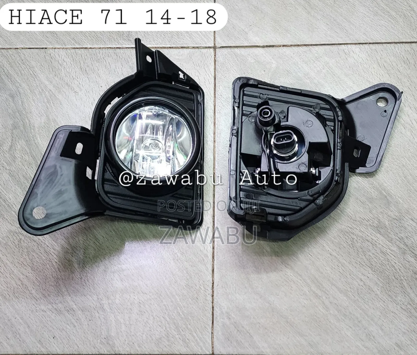 Hiace 7L Foglights 2014-2018