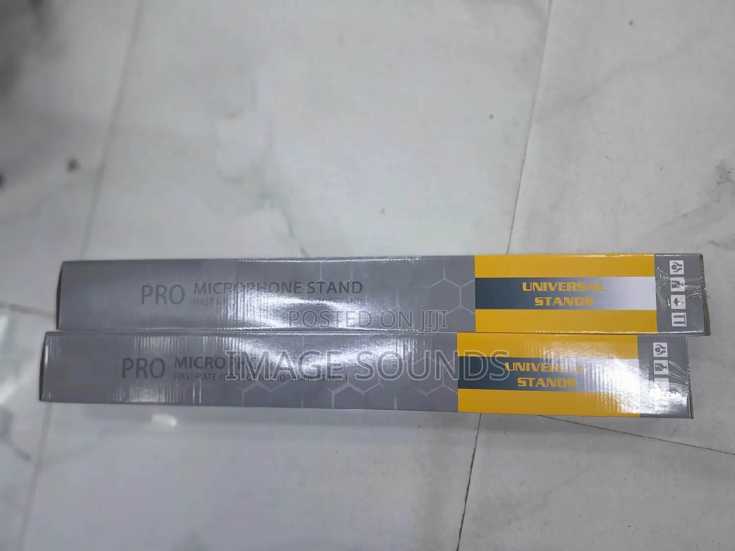 Microphone Stand (70b) Black Pair