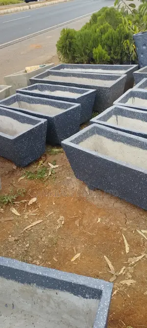 Grey Dotted Troughs,Flower Troughs
