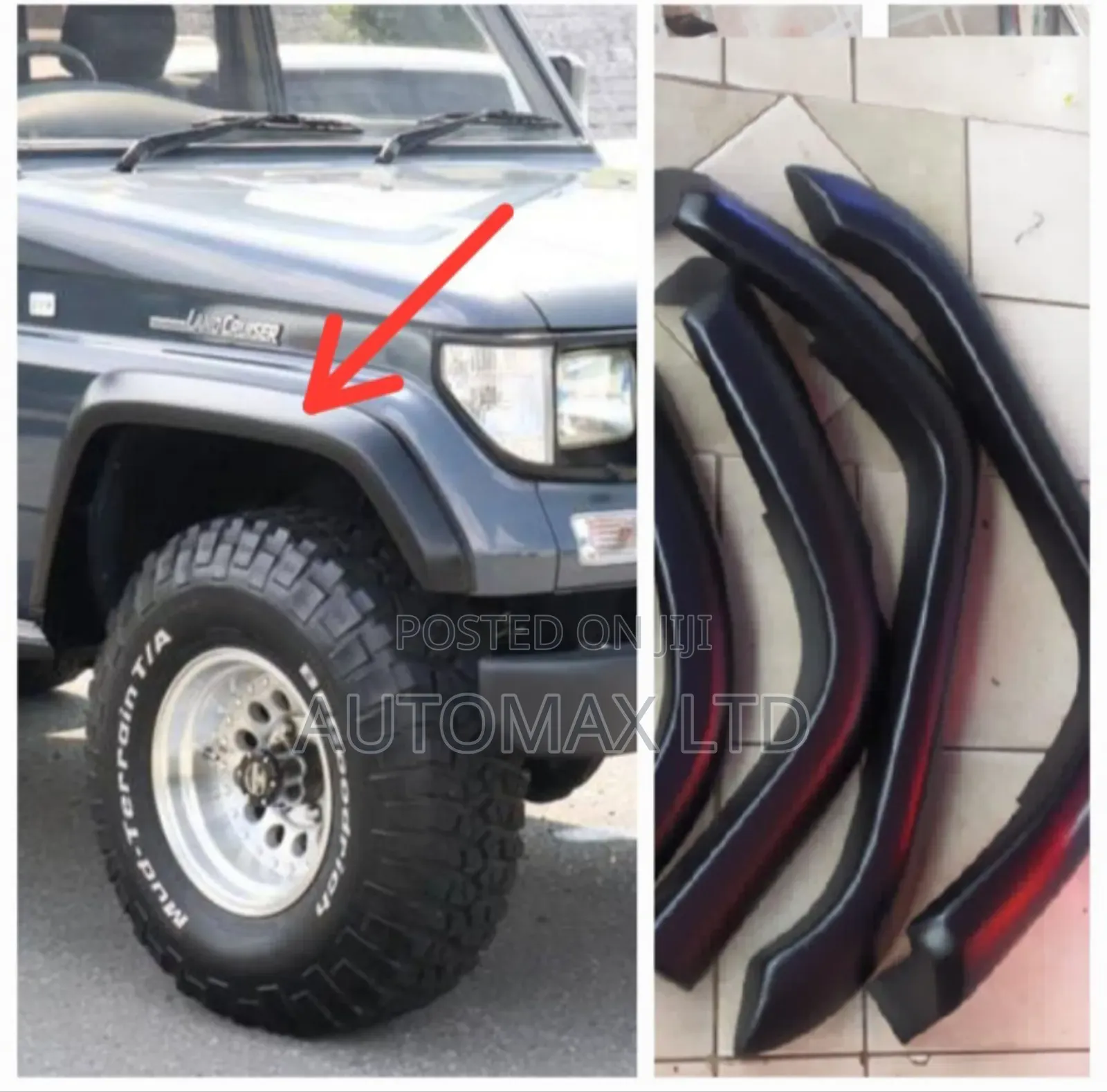 Toyota Landcruiser Prado Box, Wheel Arch Fender Flares
