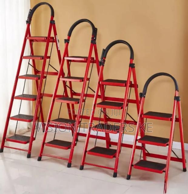 Ladder Step Ladder Steel Ladder Foldable 4 Steps - main view
