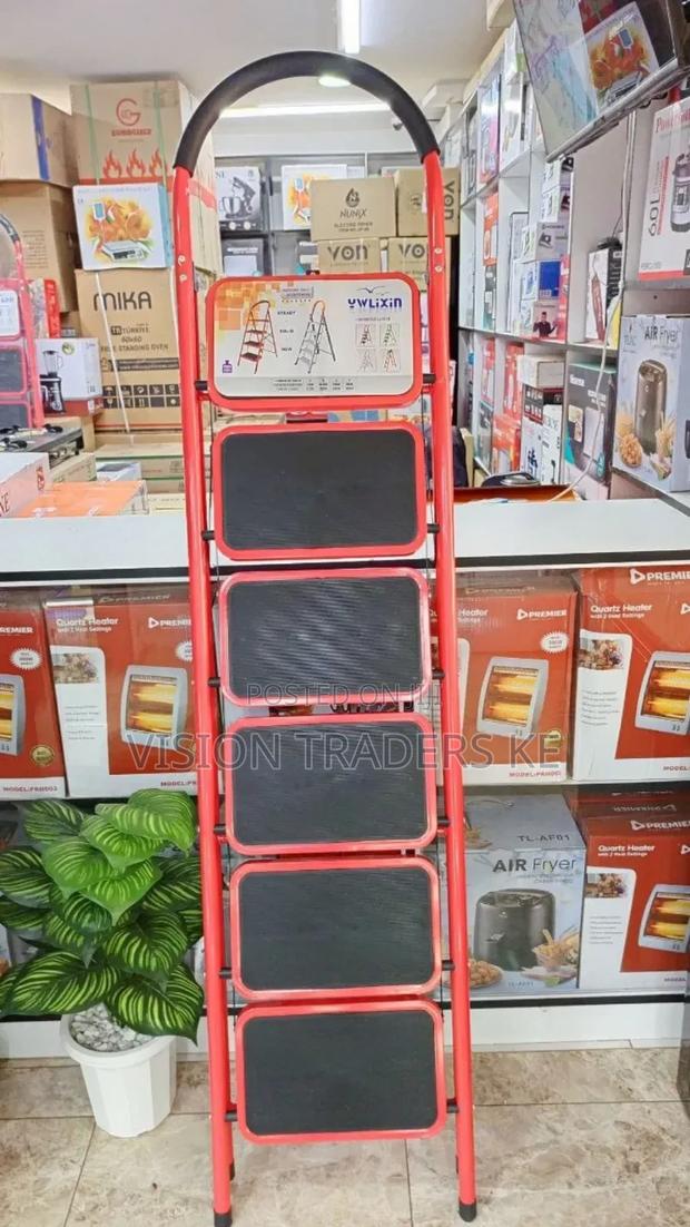 Ladder Step Ladder Steel Ladder Foldable 5 Steps - main view