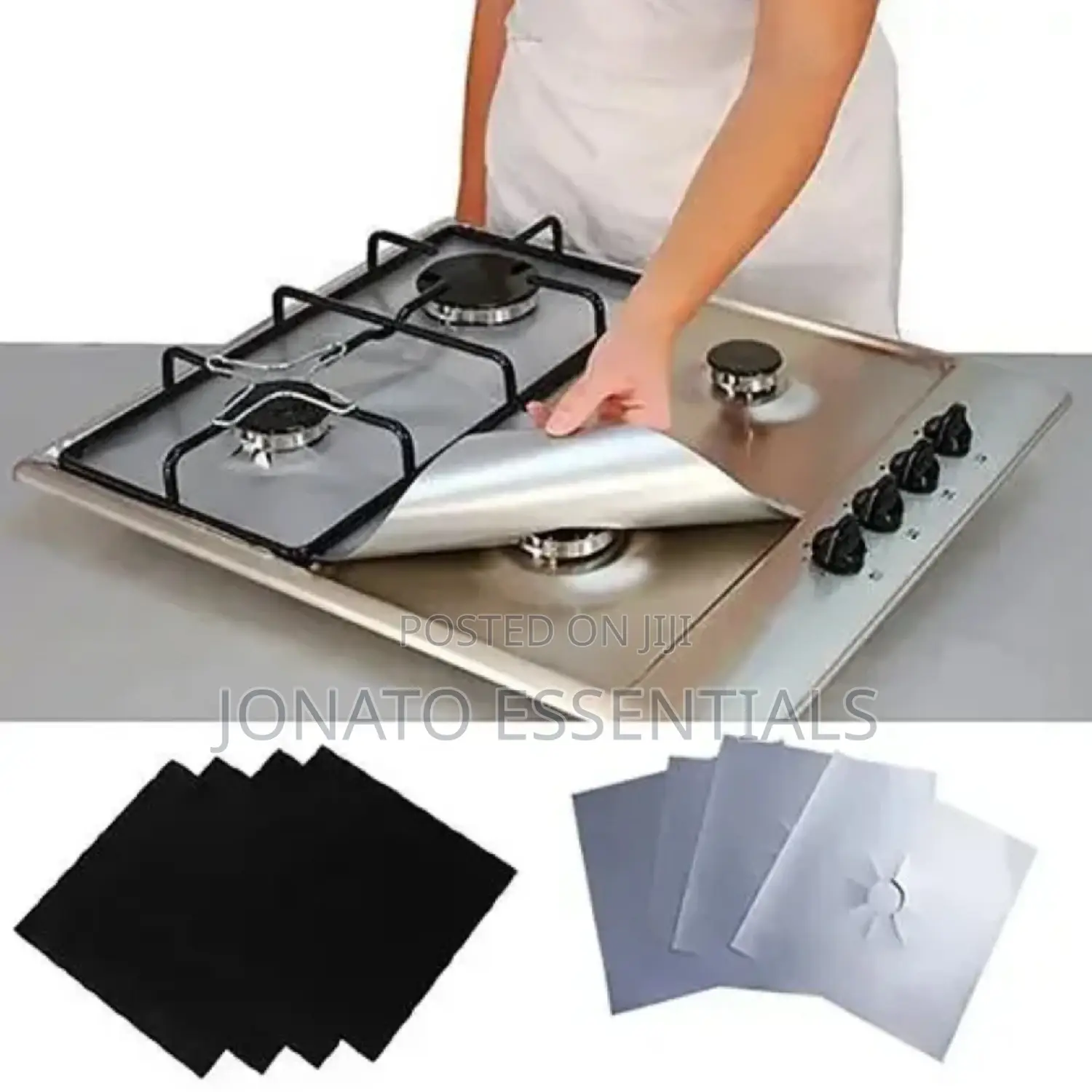 4 Piece Gas Stove Protector, Cover Liners