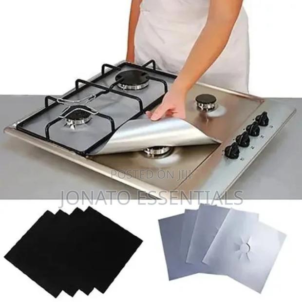4 Piece Gas Stove Protector, Cover Liners