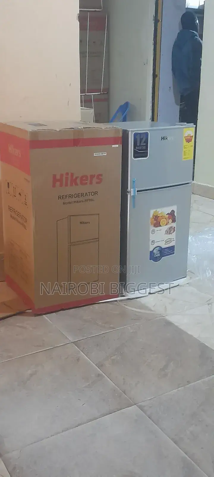 Hikers Double Door 86litres Refrigerator