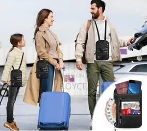 Unisex Travel Hanging Pouch for Credit Cards Passport