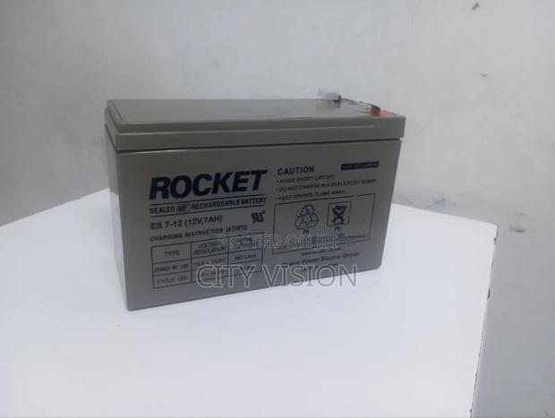 Rocket Rechargeable Battery 12 by 7 Ups Battery// - main view
