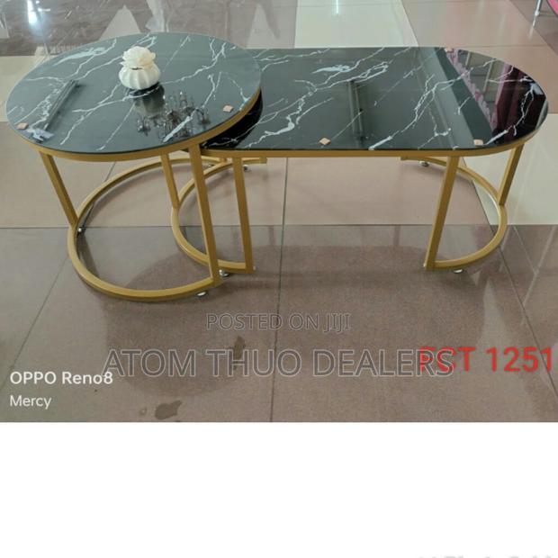 FCT 1251 Black Marble Coffee Table Restocked