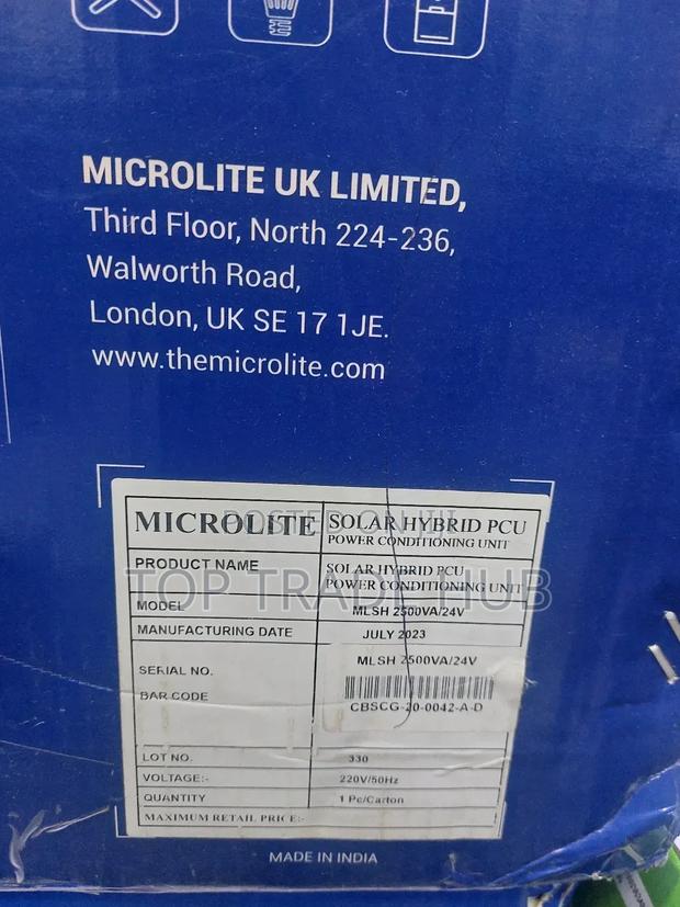 Microlite Solar Hybrid PCU 24v 2.5kva - thumbnail 2