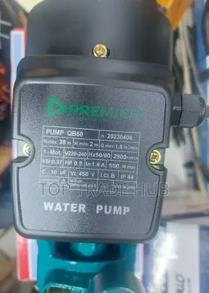 Premier Qb60 Electric Water Pump 28m Head