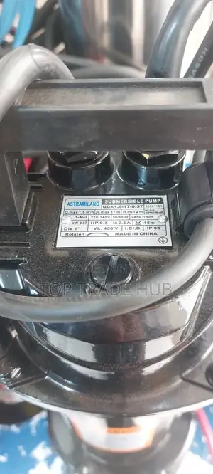 Astramilano Submersible Pump 0.5hp 17m Head
