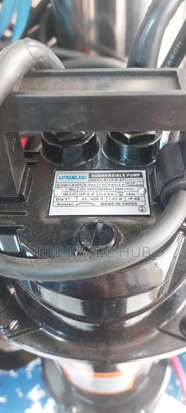 Astramilano Submersible Pump 0.5hp 17m Head - thumbnail 2