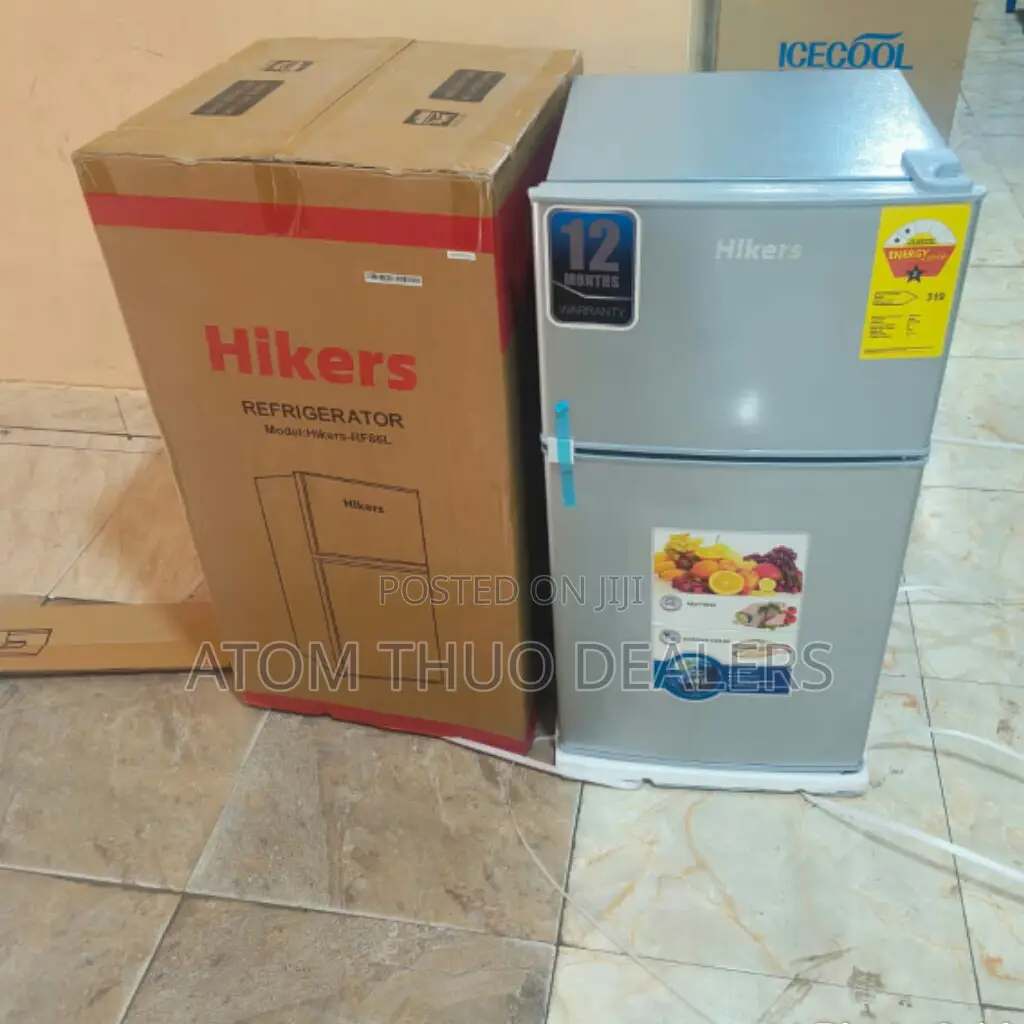 Silver Hikers 86 Litres Double Door Fridge 