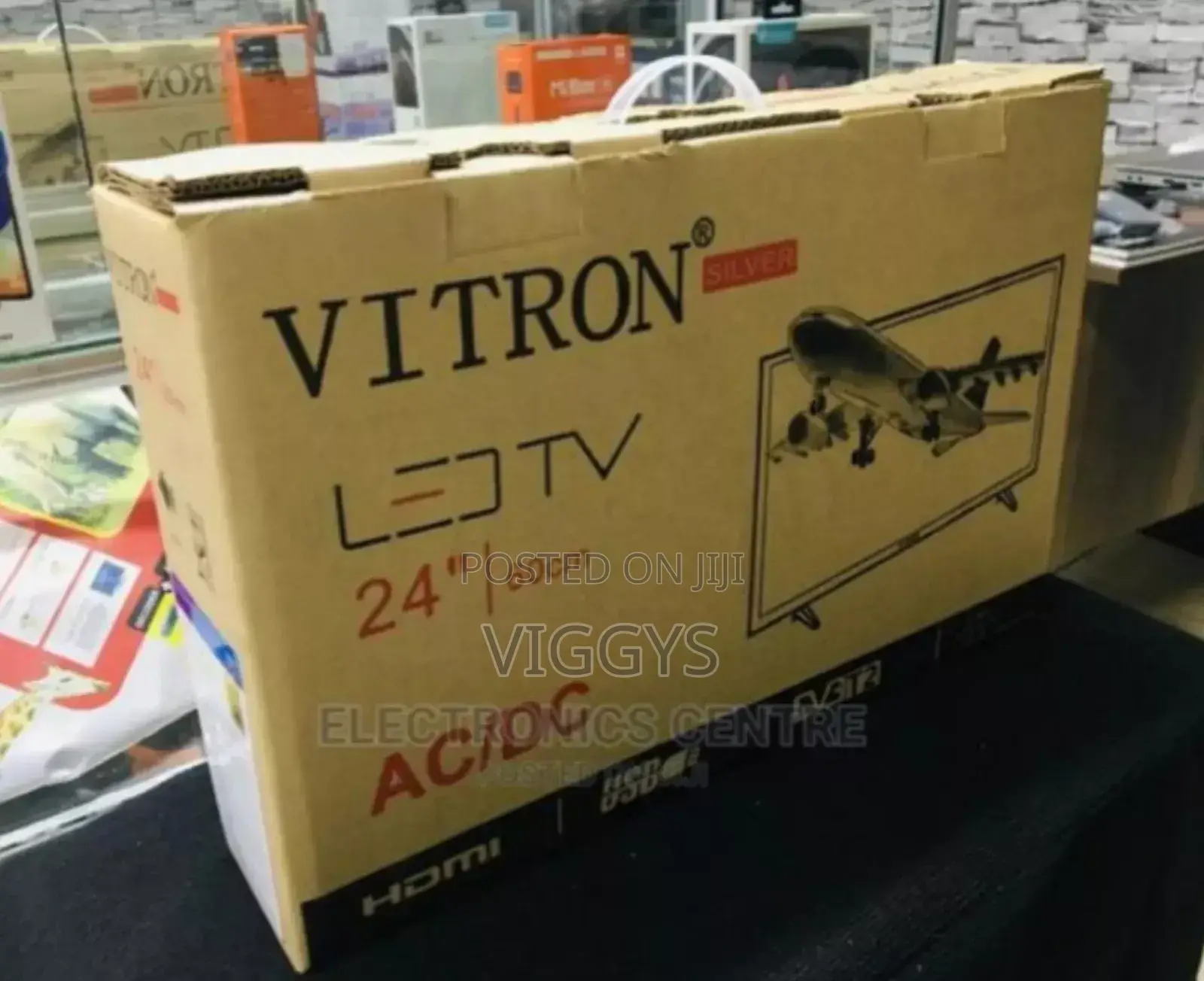 New Ac/Dc T Vitron 24 Inches Digital TV Htc2446d