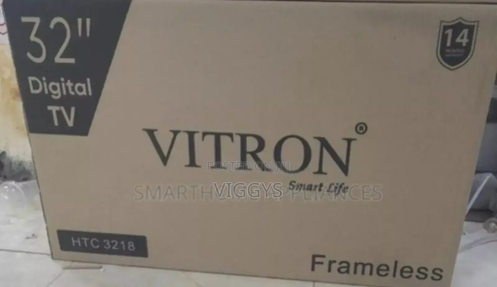 Vitron 32 Inch Free to Air Digital Frameless TV