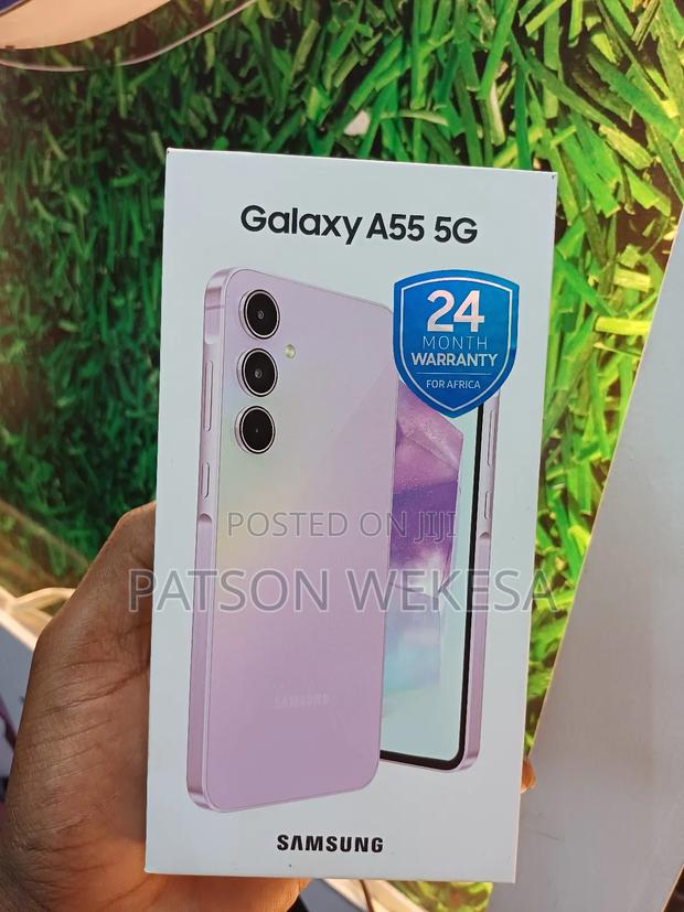 New Samsung Galaxy A55 128 GB Purple - main view