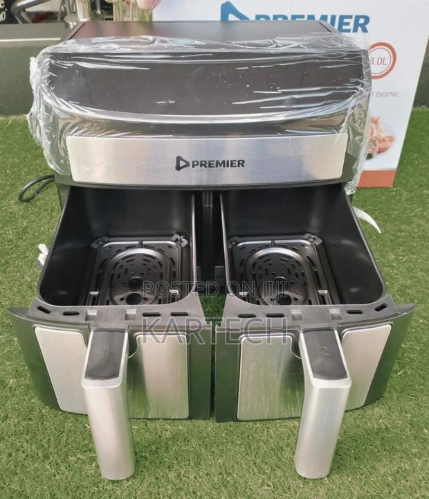 Premier Double Basket Digital Air Fryer - 8 Litres