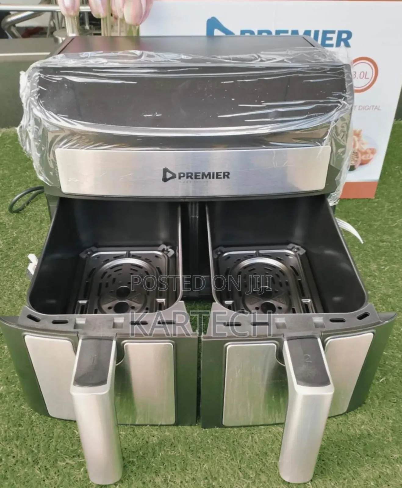 Premier 8 Litres Electric Digital Double Air Fryer PM-515AF