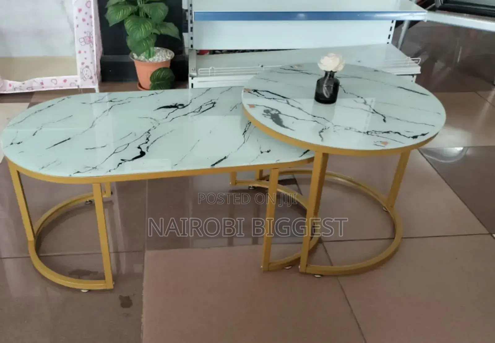 Brand New White Marble Coffee Table