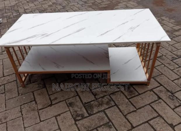 Brand New White Marble Coffee Table - main view