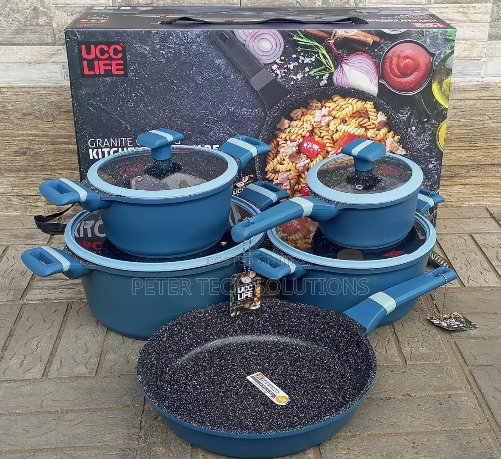 9 PCS Ucc Cookware Set