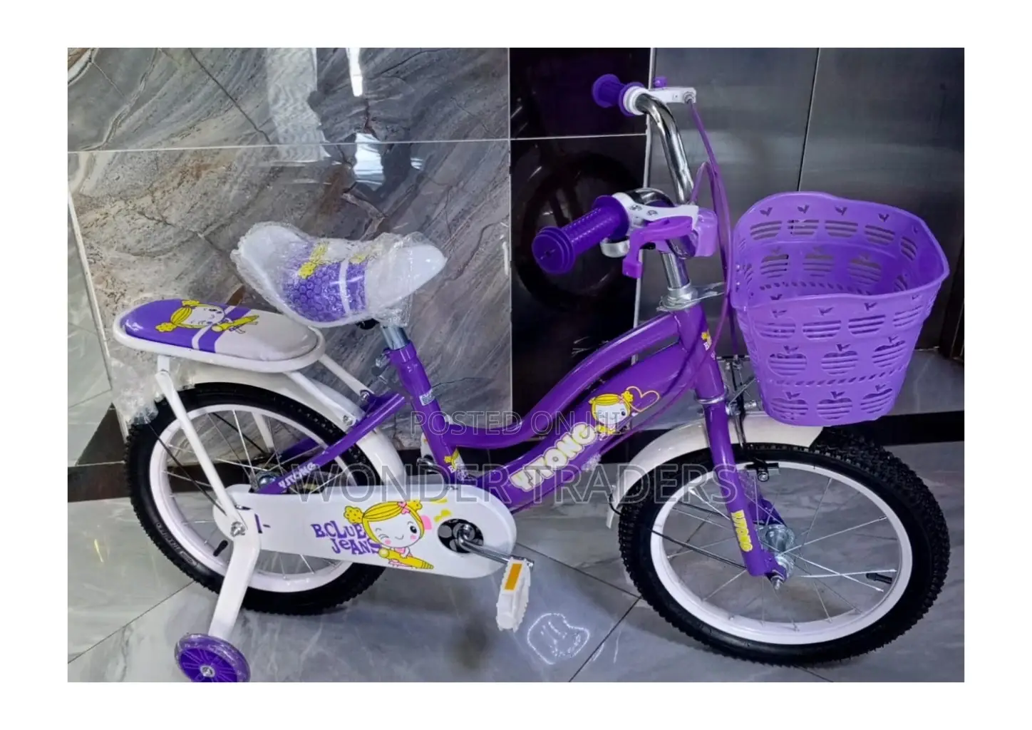 Bike Size 16 Colour Purple Bike for Girl