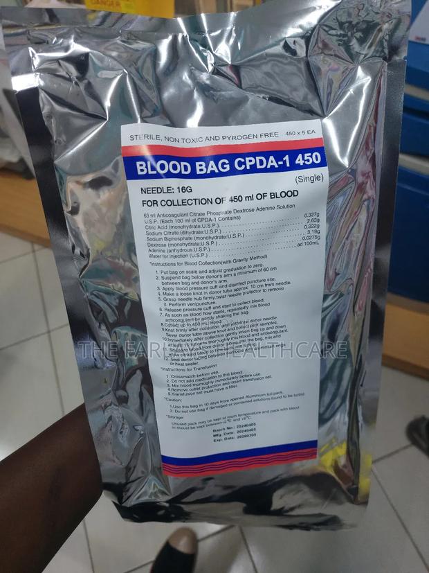 Blood Bags Single. - main view