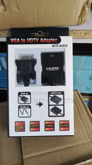 Vga to Hdmi Converter With Audio Cable and Usb Power