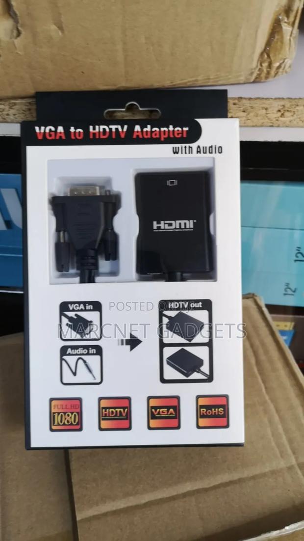 Vga to Hdmi Converter With Audio Cable and Usb Power