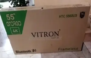 Vitron 55" Smart Android Flameless Television