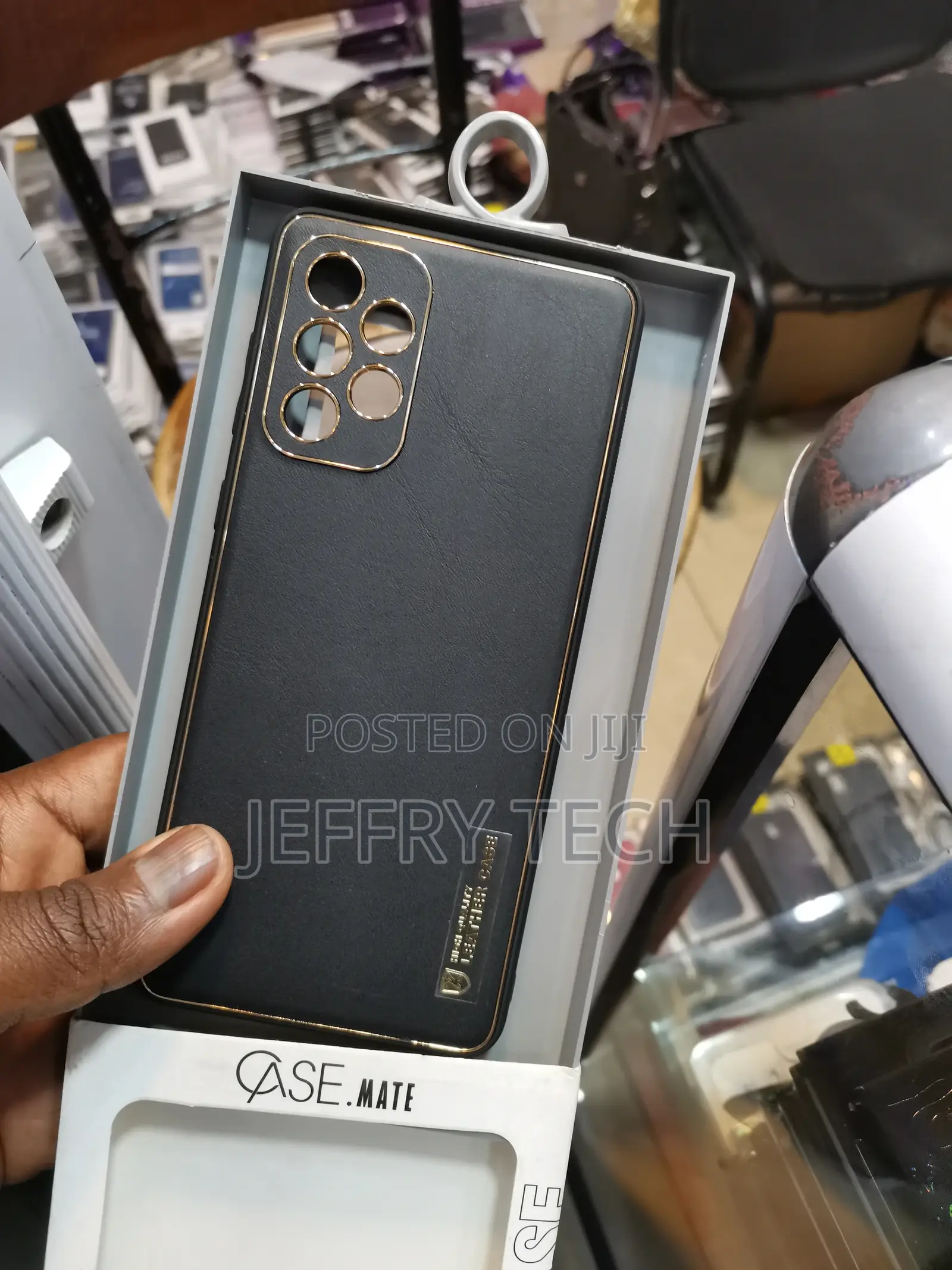 Samsung Galaxy A34 5G Leather Touch Cover Case
