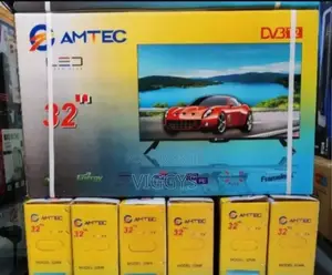 *Amtec 32 Inch HD Frameless Digital (AC/DC) LED TV