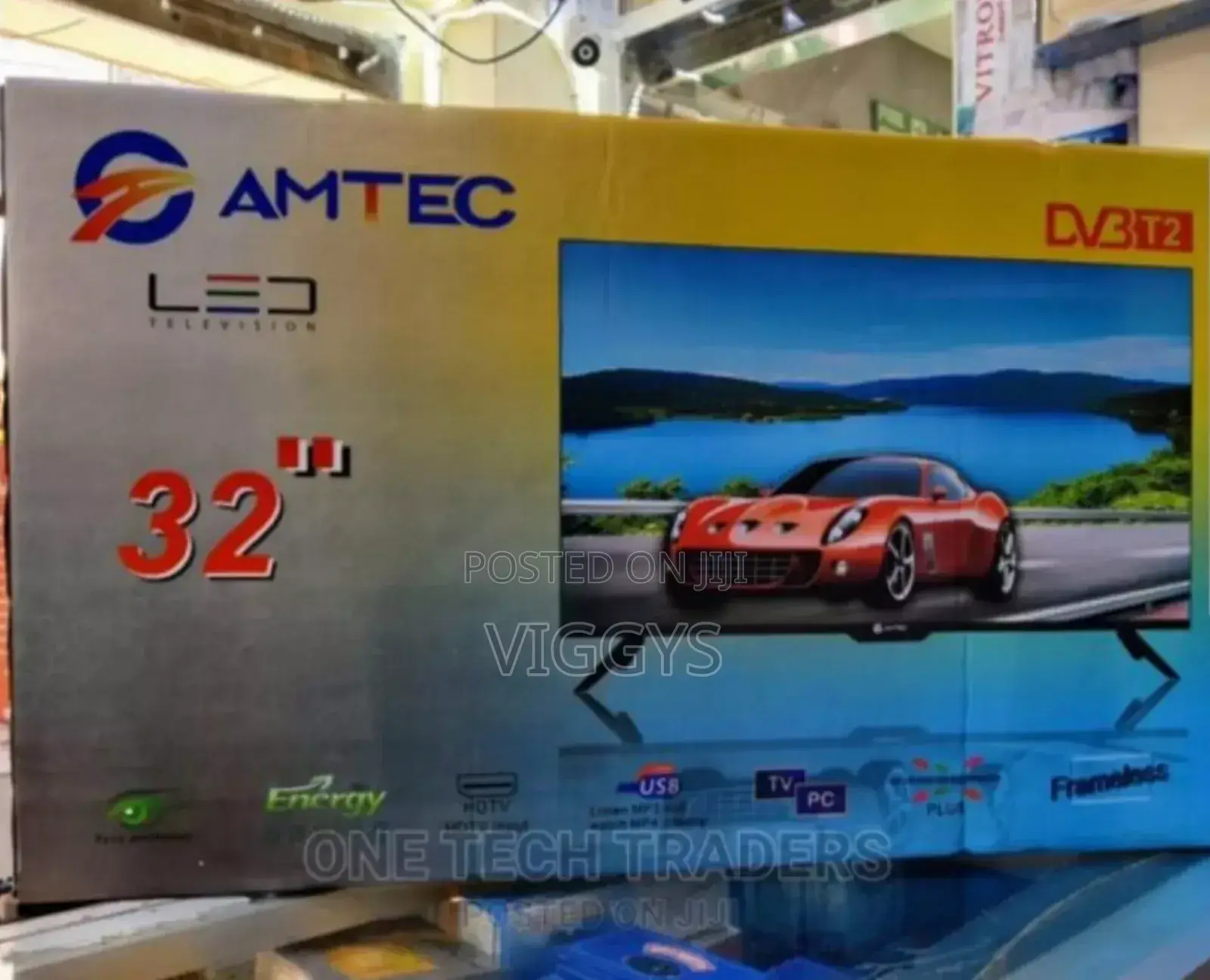 Amtec Digital Tv 32inches Frameless AC/DC Digital Tv.