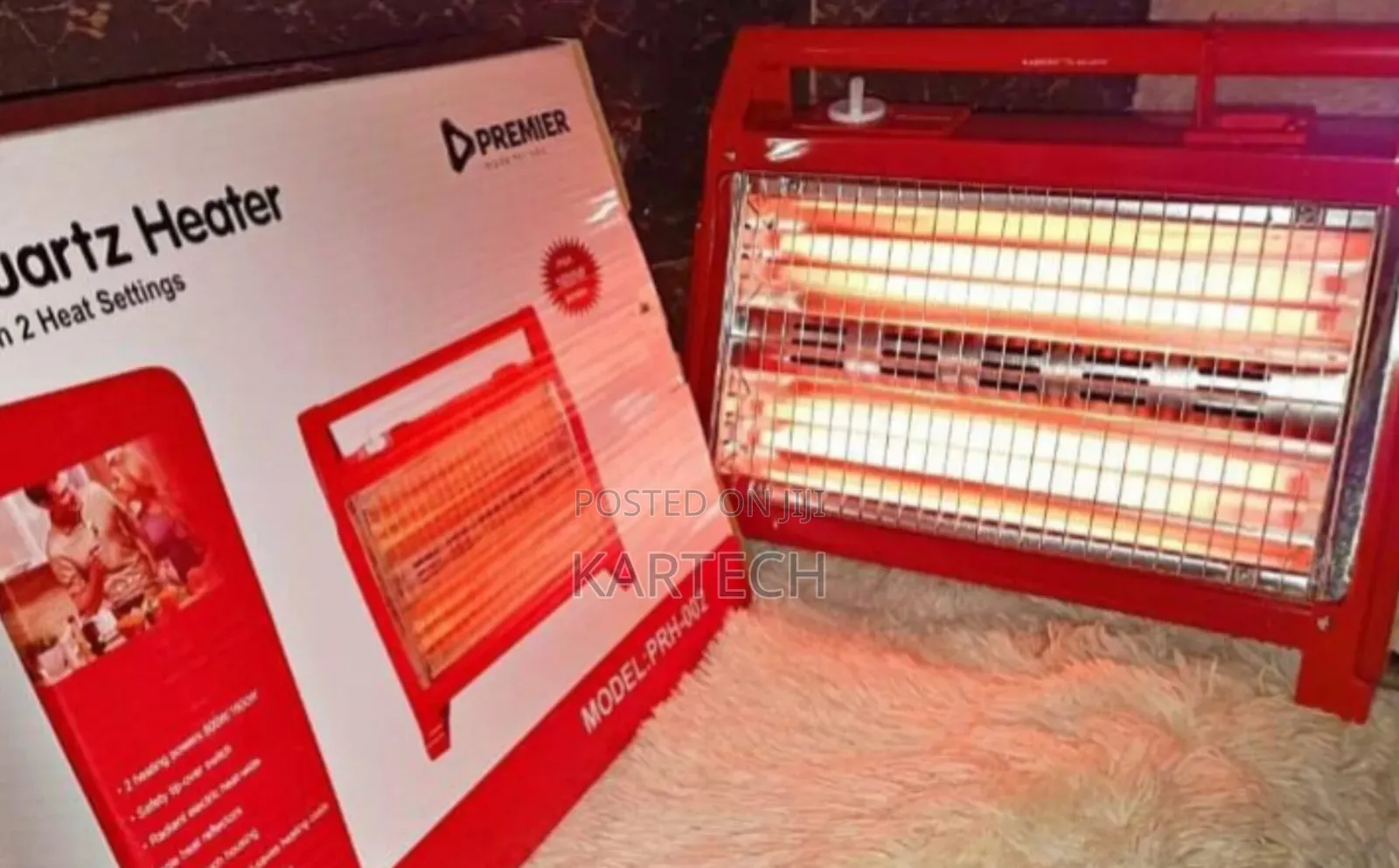 Premier Quartz Portable Halogen Room Heater