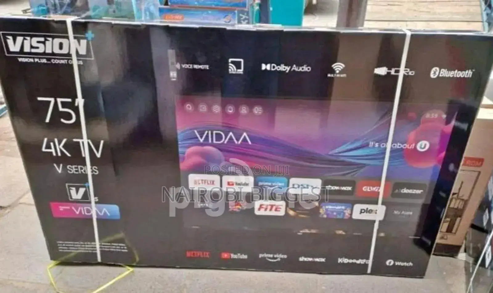 Vision 75" Vidaa 4k Frameless Best Television