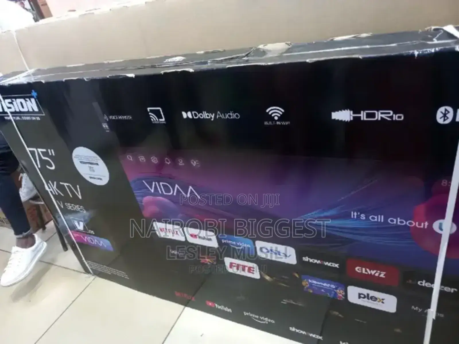 Vision 75" Vidaa 4k Frameless Best Television