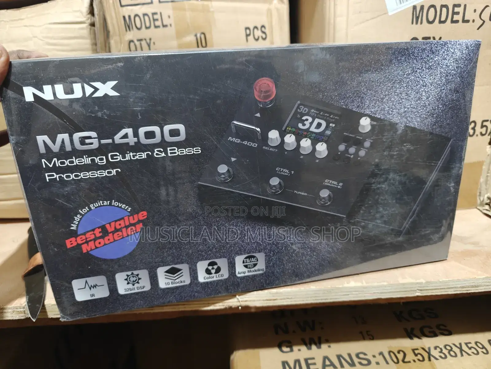 NUX MG-400 Multi Effects for Guitar and Bass